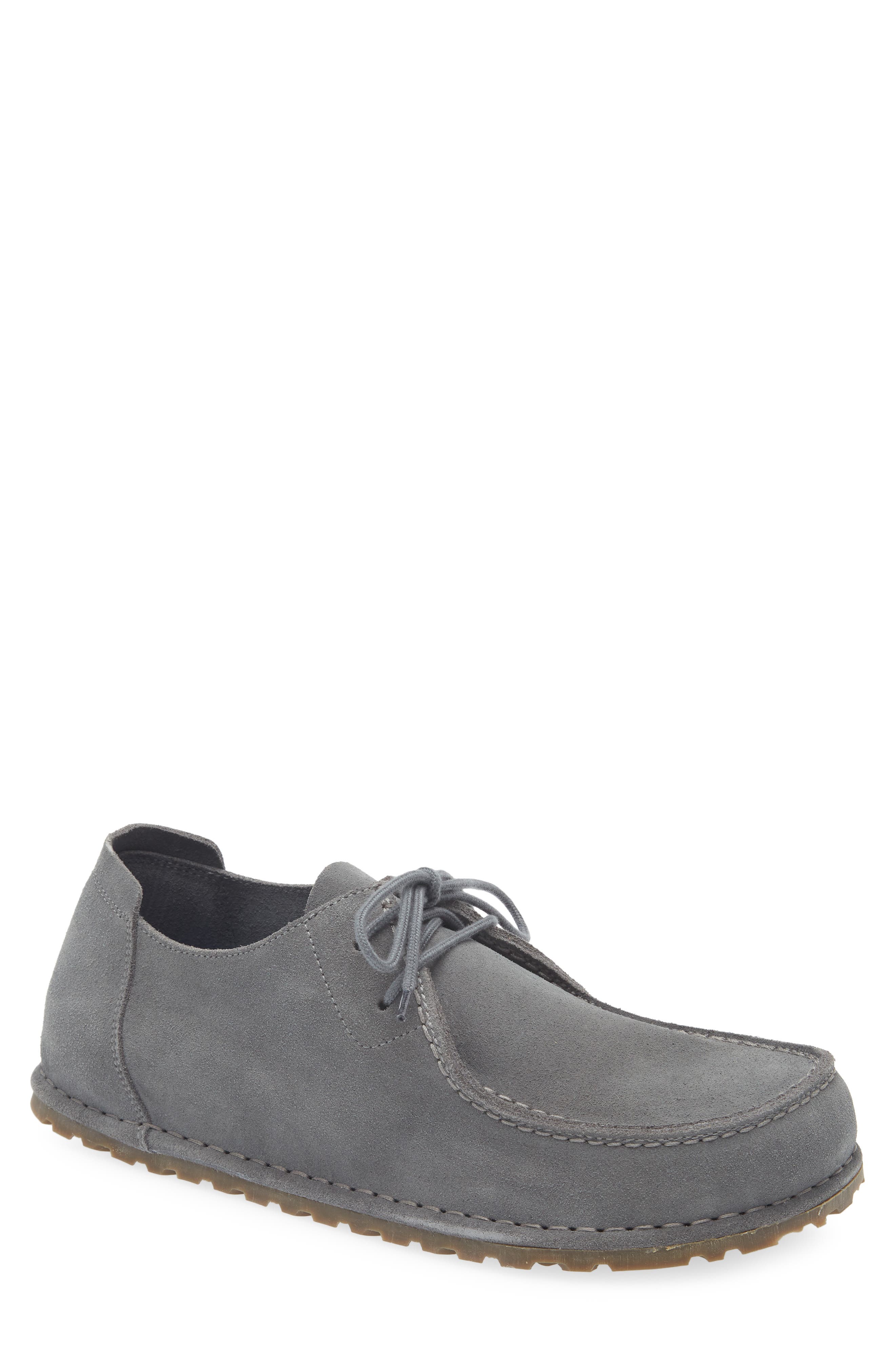 Birkenstock Utti Moc Toe Loafer, Main, color, Grey Grey