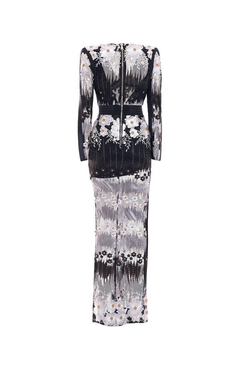 L'Artiste Gown, Alternate, color, Black/White