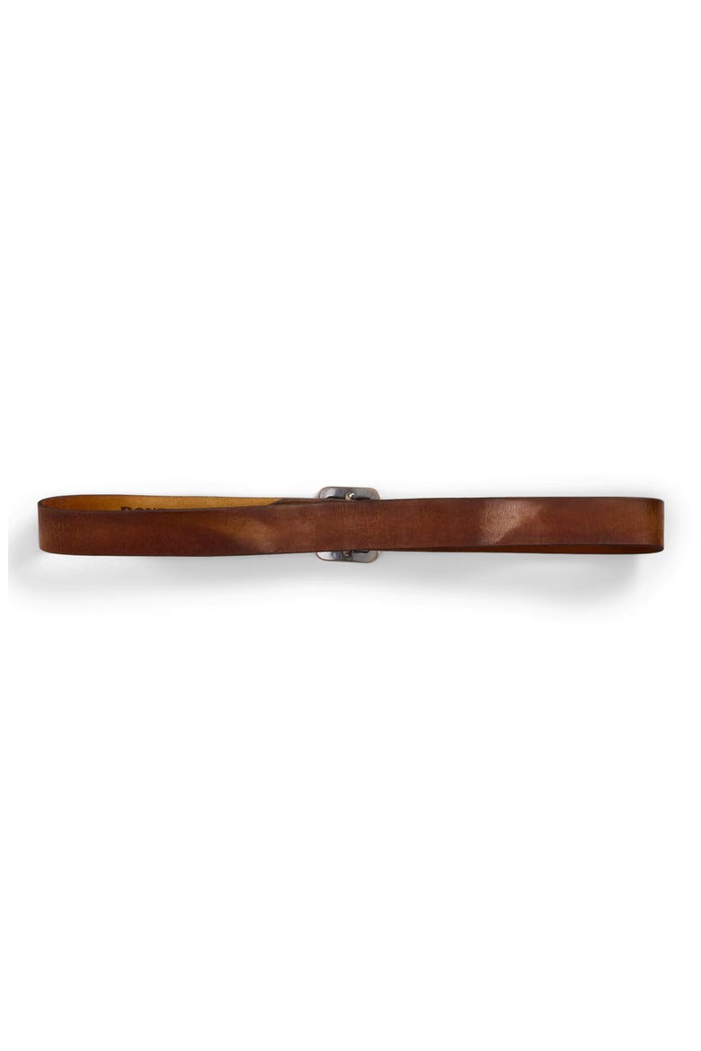 Hand Burnished Leather Belt, Alternate, color, MID BROWN