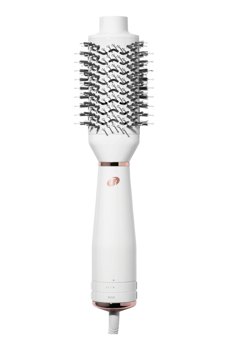 T3 Airebrush Blow Dry Brush, Main, color, White/ Rose Gold