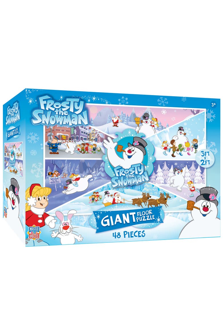 Frosty the Snowman 48 Piece Floor Puzzle, Main, color, Multicolor