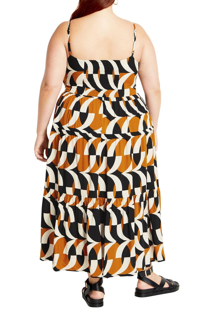 City Chic Mystic Midi Sundress, Alternate, color,
