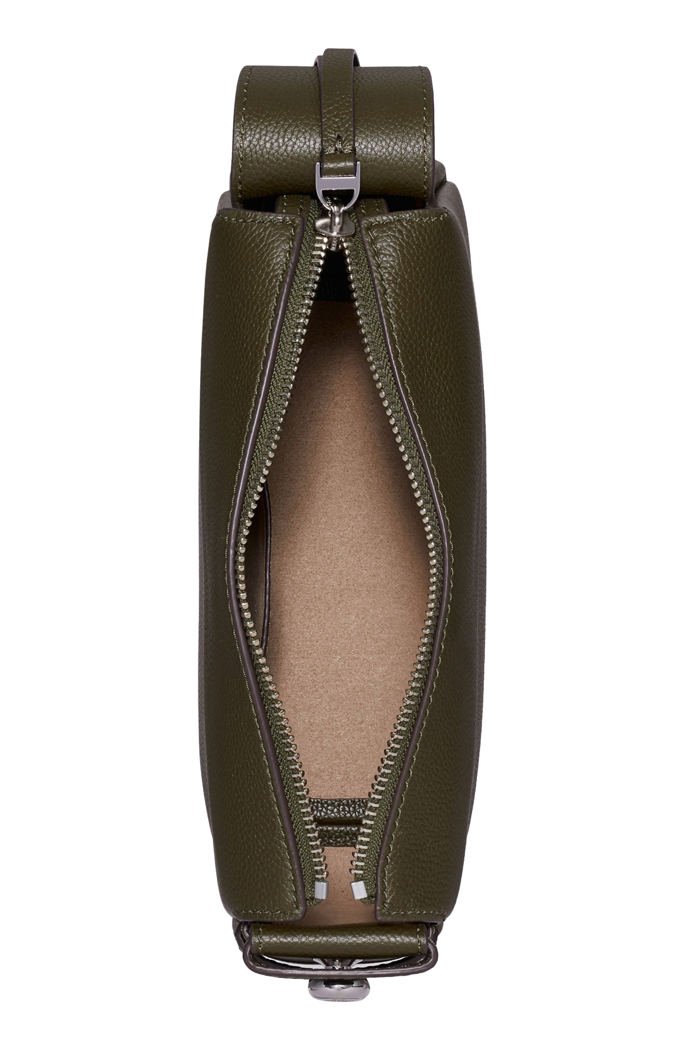 Small Romy Leather Shoulder Bag, Alternate, color, LECCIO