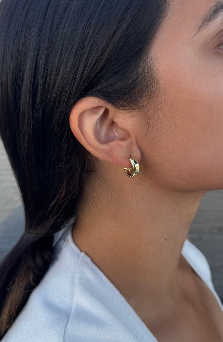 Adornia Set of 3 Hoop Earrings, Alternate, color, Gold