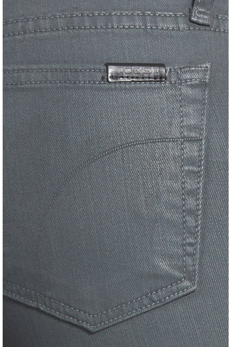 Coated Skinny Jeans, Alternate, color, GREY SKIES