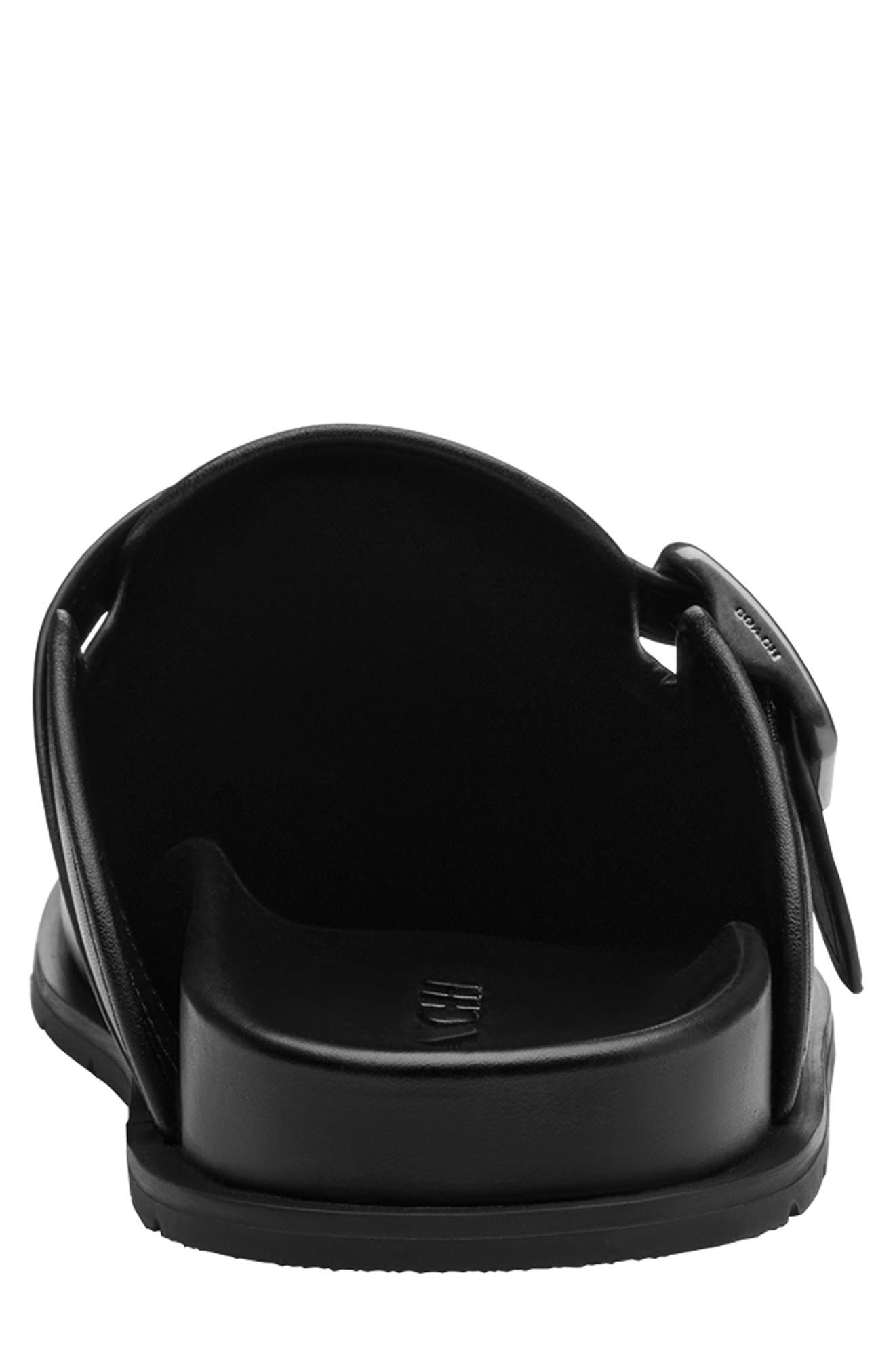 COACH Buckle Clog, Alternate, color, Black