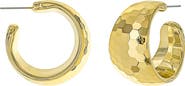 Panacea Textured Hoop Earrings
