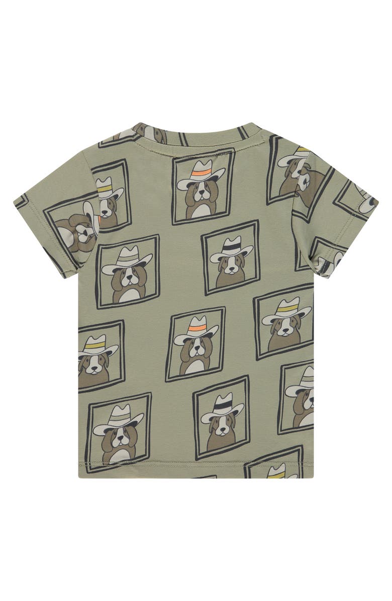 BABYFACE Allover Western Graphic Short Sleeve T-Shirt, Alternate, color, Sage