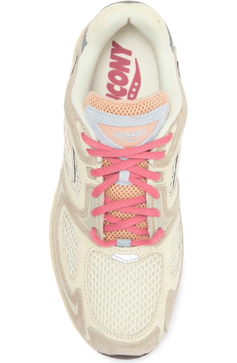 Saucony Grid Jazz 9 Sneaker, Alternate, color, Vanilla/ Grey Crafted Capsule