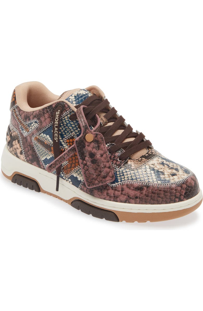 Off-White Out of Office Snakeskin Embossed Sneaker, Main, color,