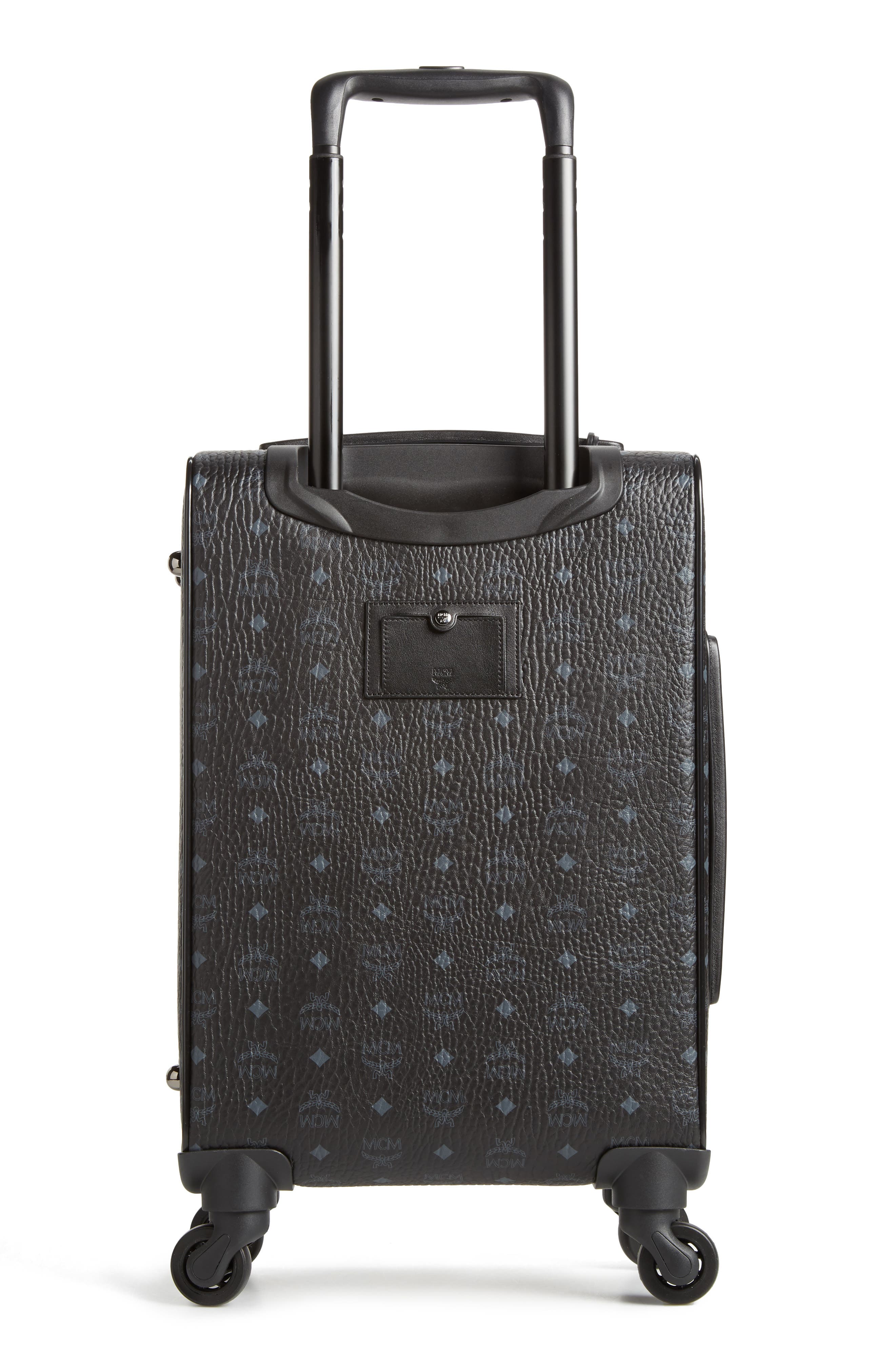 MCM Small Traveler Visetos 21-Inch Trolley Wheeled Suitcase, Alternate, color, 