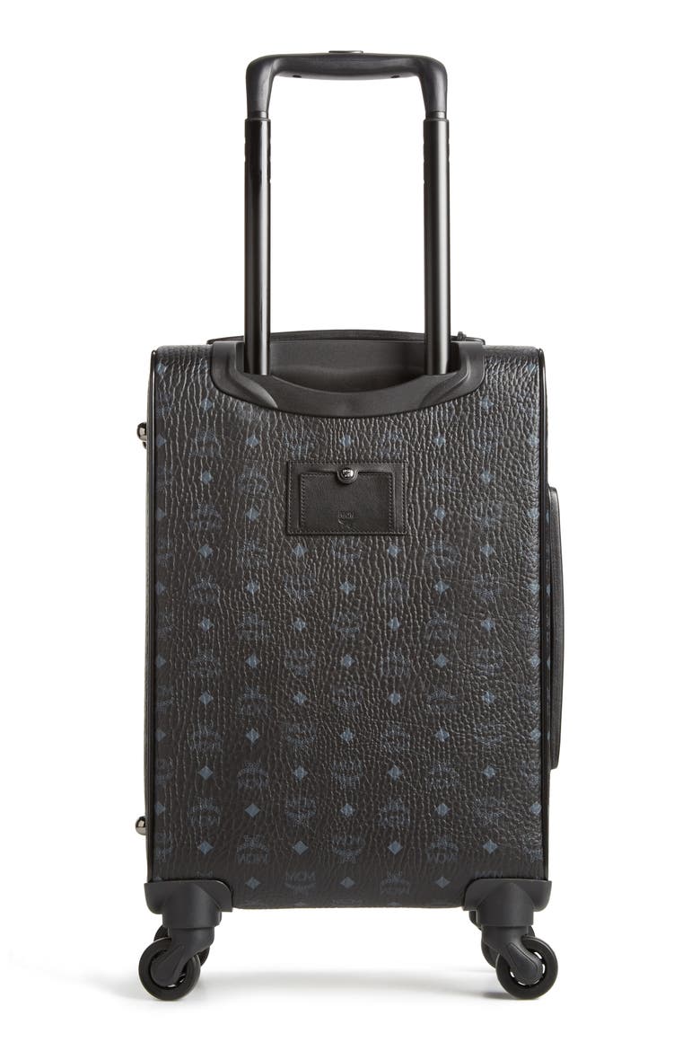 Small Traveler Visetos 21-Inch Trolley Wheeled Suitcase, Alternate, color, BLACK