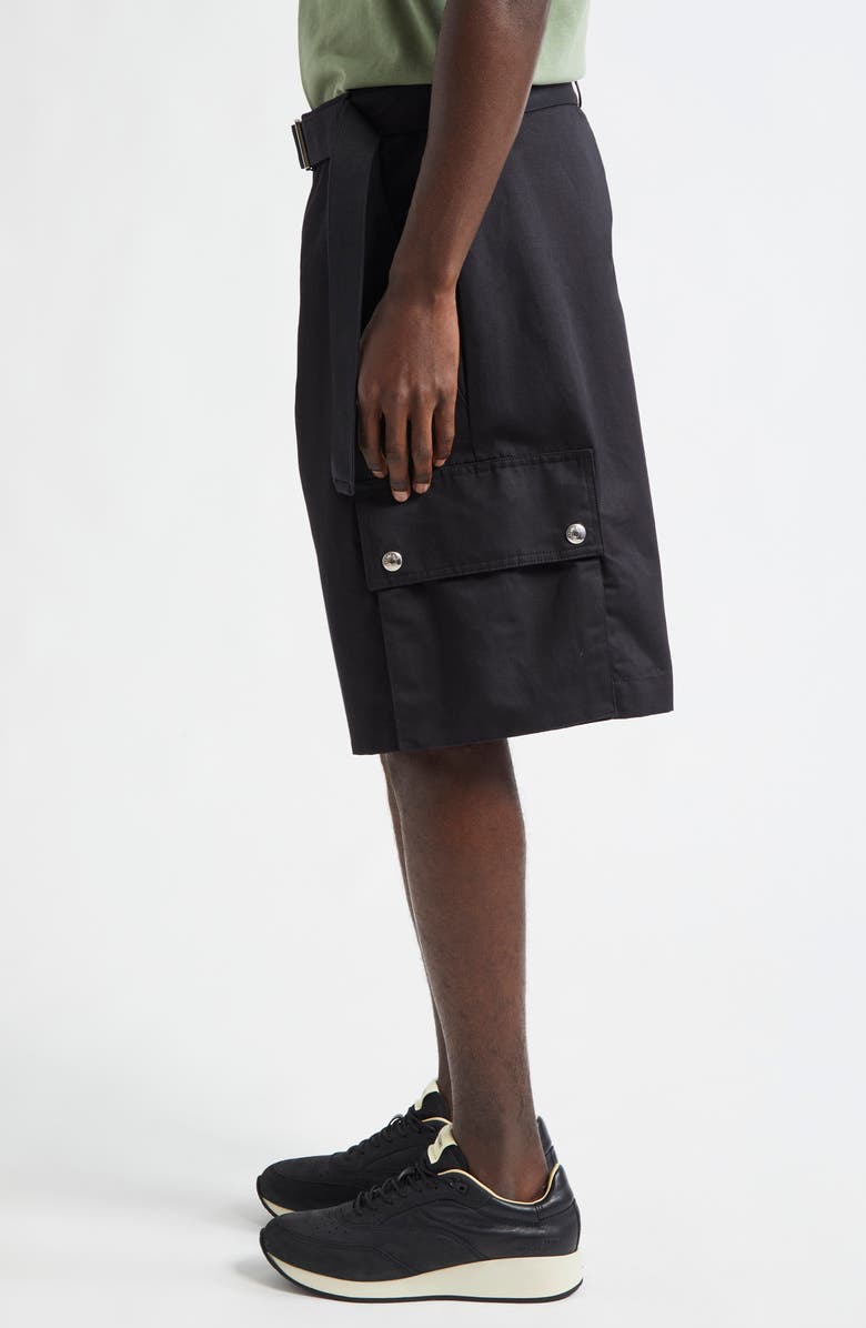 Jacquemus Le Cargo Bermuda Shorts, Alternate, color, Black