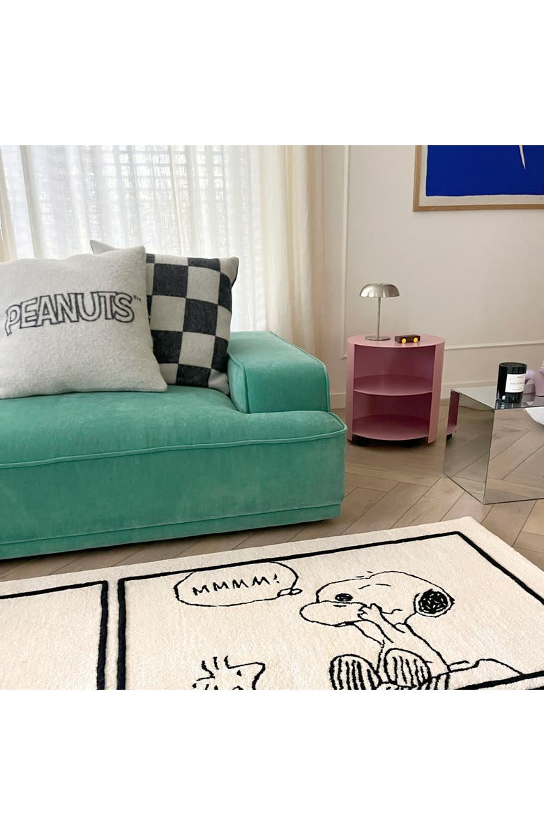 Maison Deux Peanuts Cushion Cover, Alternate, color, White