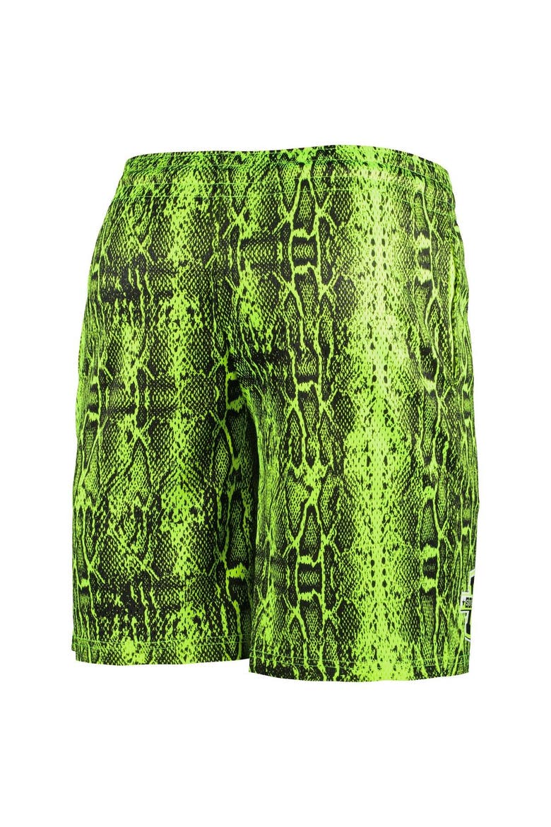 Men's New Era Neon Green Pittsburgh Steelers Summer Pop Shorts, Alternate, color, Neon Green