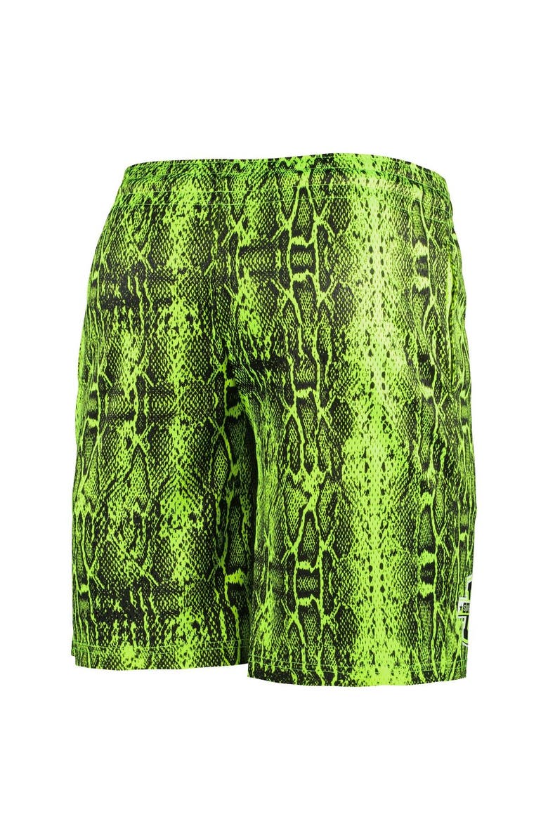 New Era Men's New Era Neon Green Pittsburgh Steelers Summer Pop Shorts, Alternate, color, Neon Green