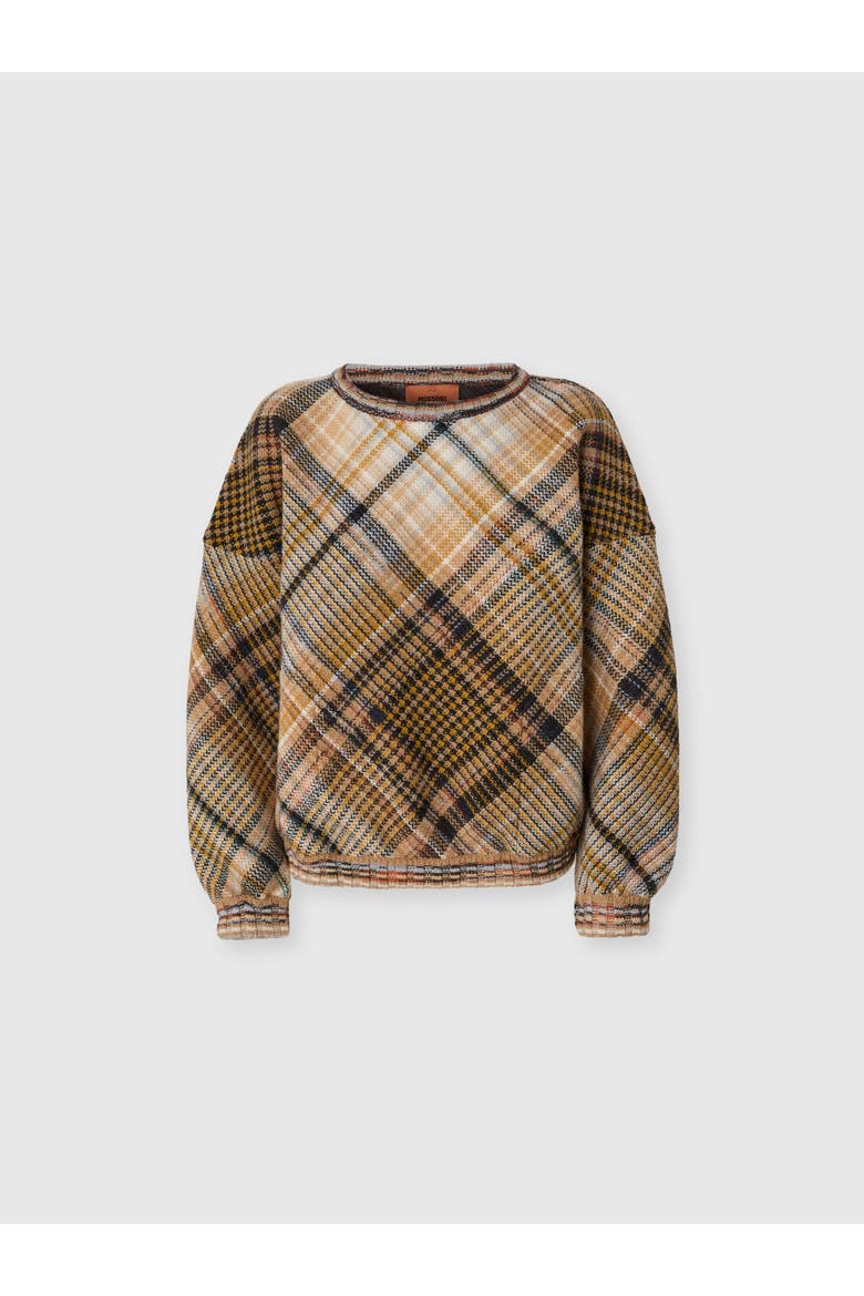 Crew-neck Sweater, Main, color, Multicoloured
