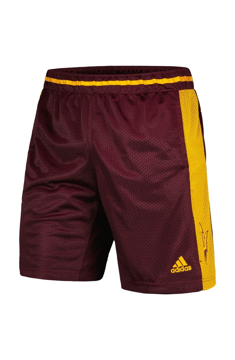 adidas Men's adidas Maroon Arizona State Sun Devils Swingman AEROREADY Basketball Shorts, Alternate, color, Maroon