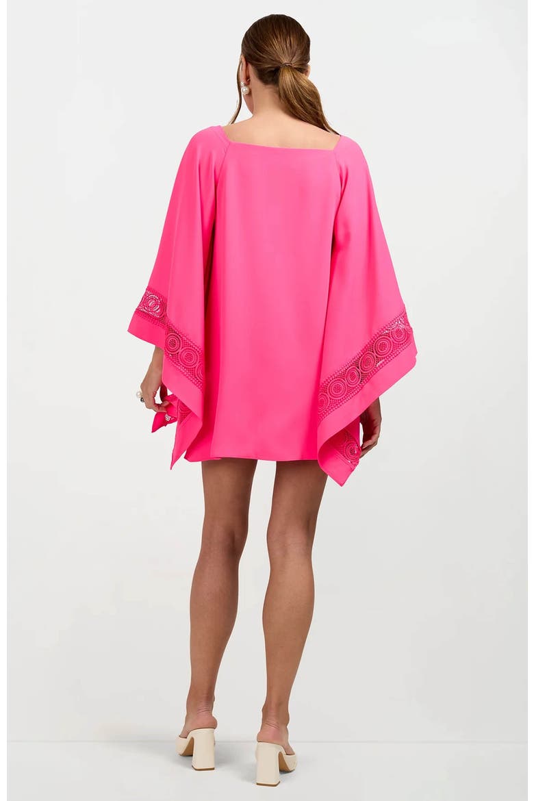 Aqualane Side Flounce Dress, Alternate, color, Magenta Milano