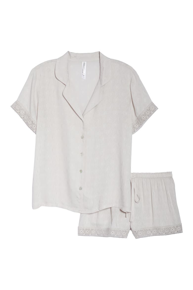 Laurel Short Pajamas, Alternate, color, SEASHELL
