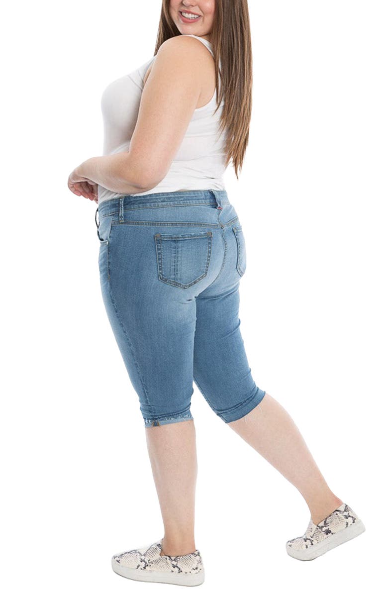 SLINK Jeans New Pirate Capri Jeans, Alternate, color, 