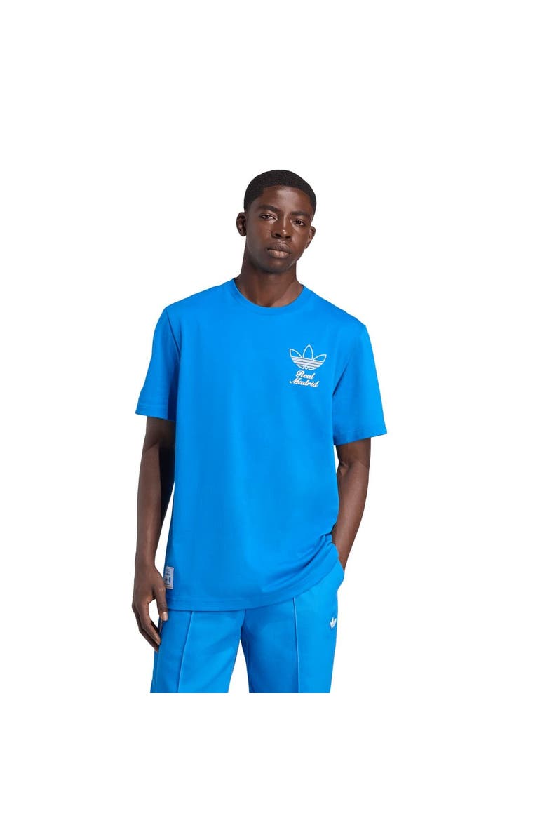adidas Men's adidas Blue Real Madrid Terrace Icons Collection Graphic T-Shirt, Main, color, Blue