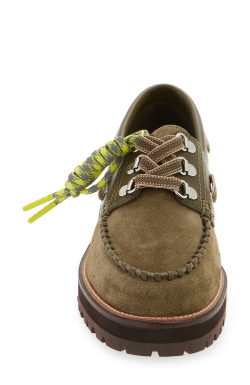 Rag & Bone Cameron Lug Sole Loafer In Green