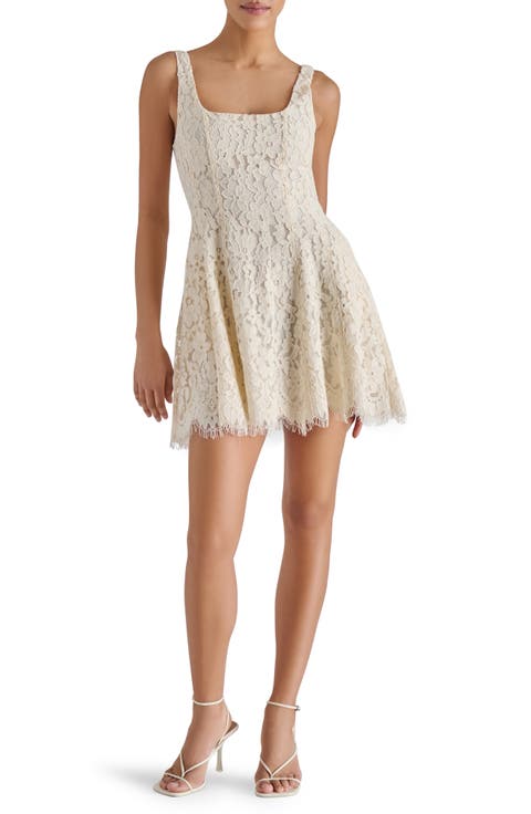 Knightley Cotton Blend Lace Minidress
