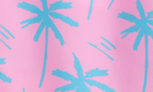 Chubbies The Prince Of Prints 5.5-inch Classic Lined Swim Trunks In Bright Blue/pink