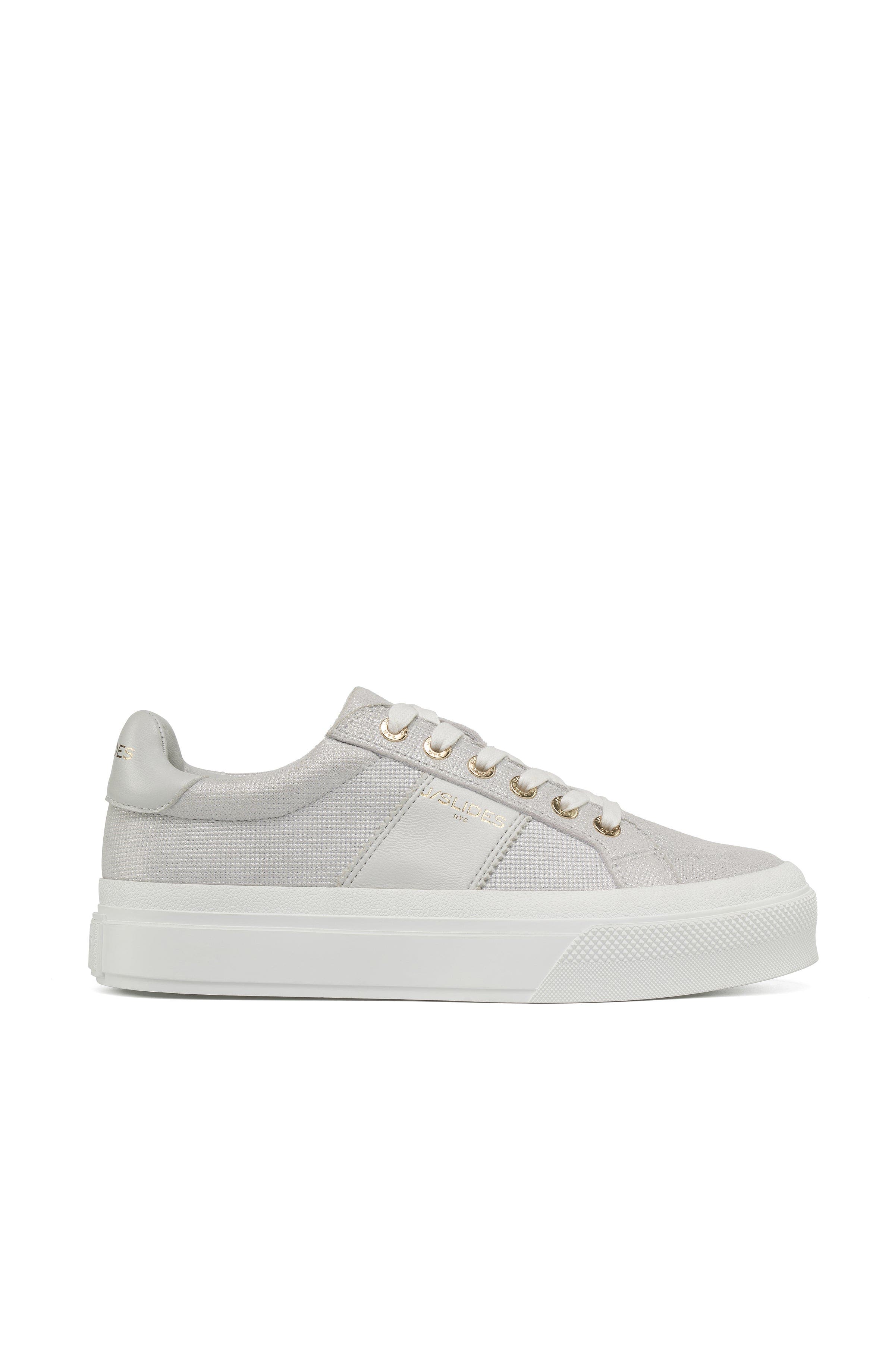 Gatsby Platform Sneaker, Alternate, color, WHITE SILVER