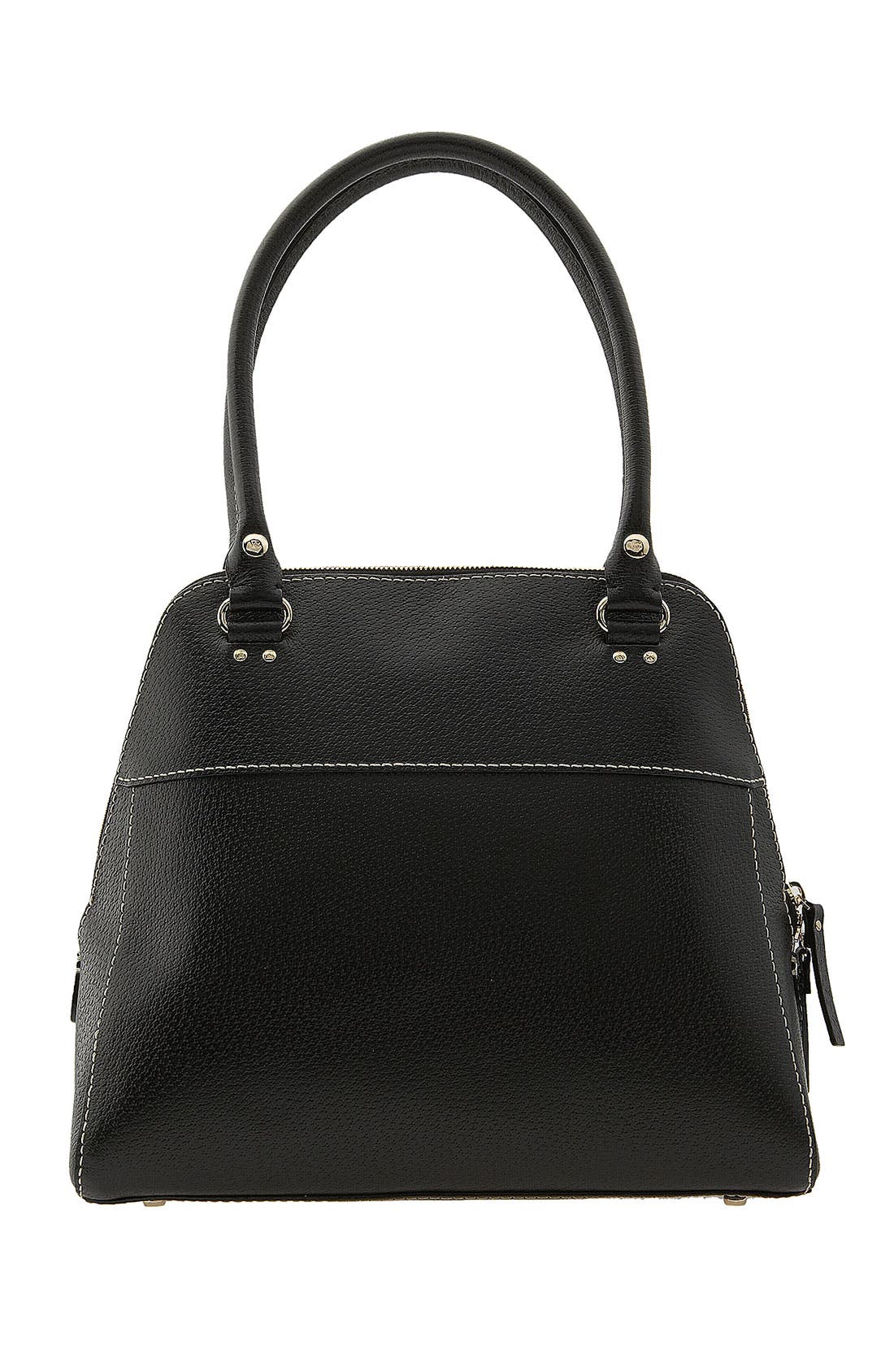 kate spade 'tarrytown - small maeda' dome satchel, Alternate, color, BLACK