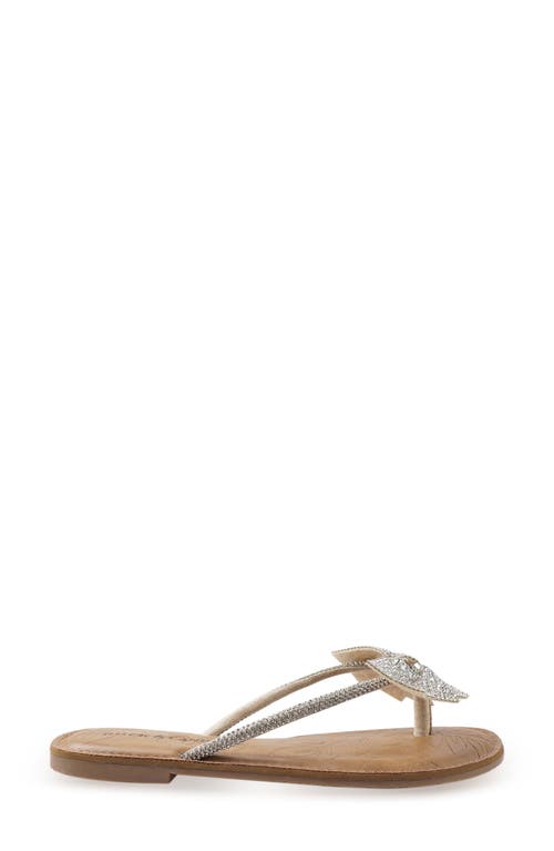 Shop Rock & Candy Rock And Candy Crystal Bow Flip Flop