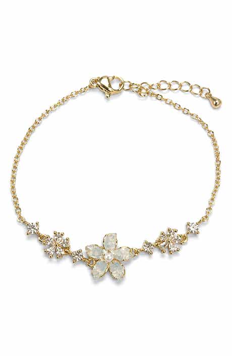 Crystal Flower Bracelet