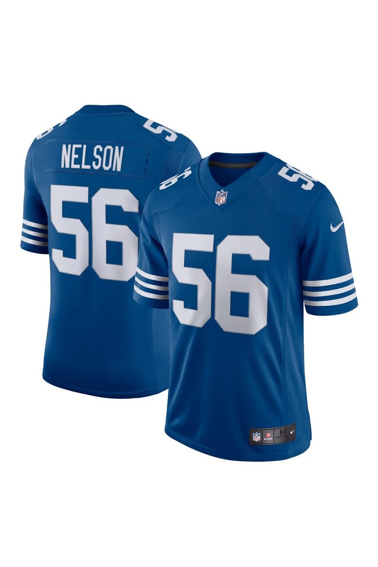 Men's Nike Quenton Nelson Royal Indianapolis Colts Alternate Vapor Limited Jersey, Main, color, Royal