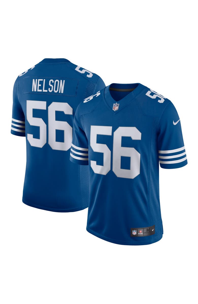 Nike Men's Nike Quenton Nelson Royal Indianapolis Colts Alternate Vapor Limited Jersey, Main, color, Royal