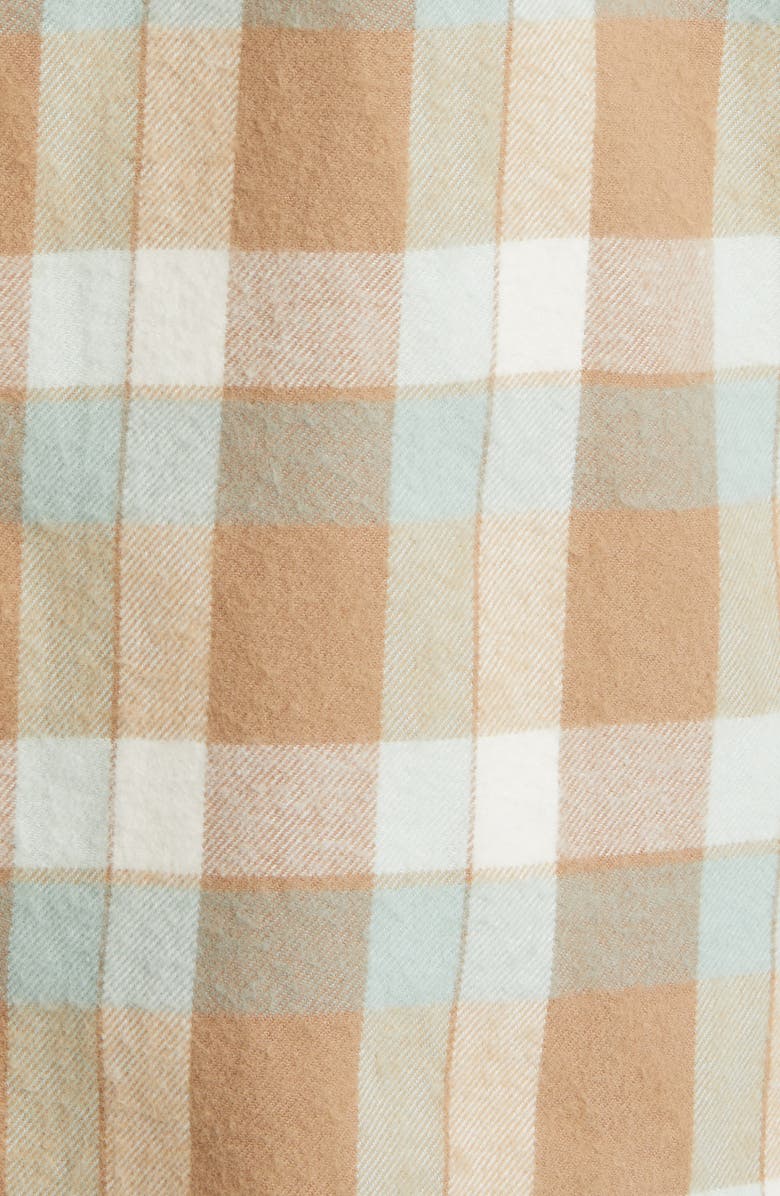 Closed Plaid Cotton Flannel Button-Up Shirt, Alternate, color,
