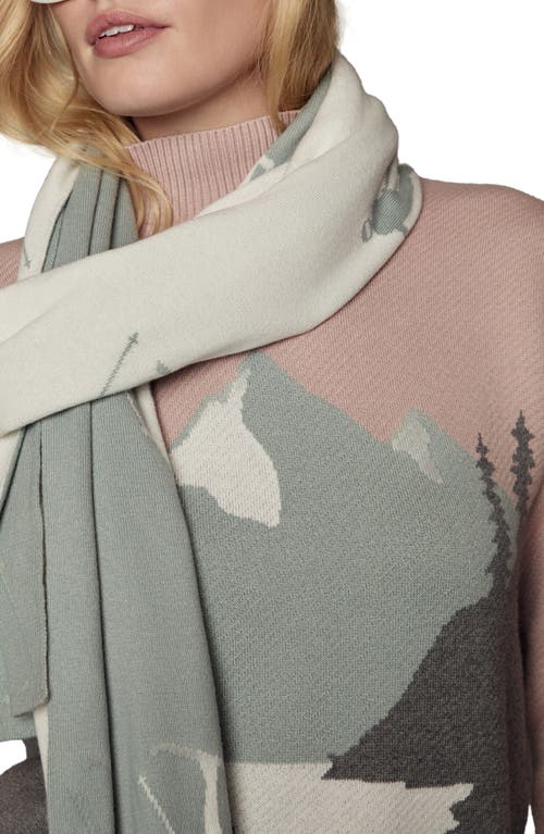 Alp N Rock Simran Mock Neck Organic Cotton Blend Sweater In Animal Print