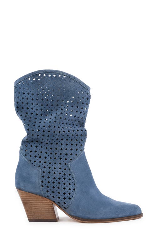 Seychelles Diva Pointed Toe Western Boot In Blue
