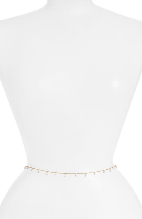 Dainty Crystal Belly Chain