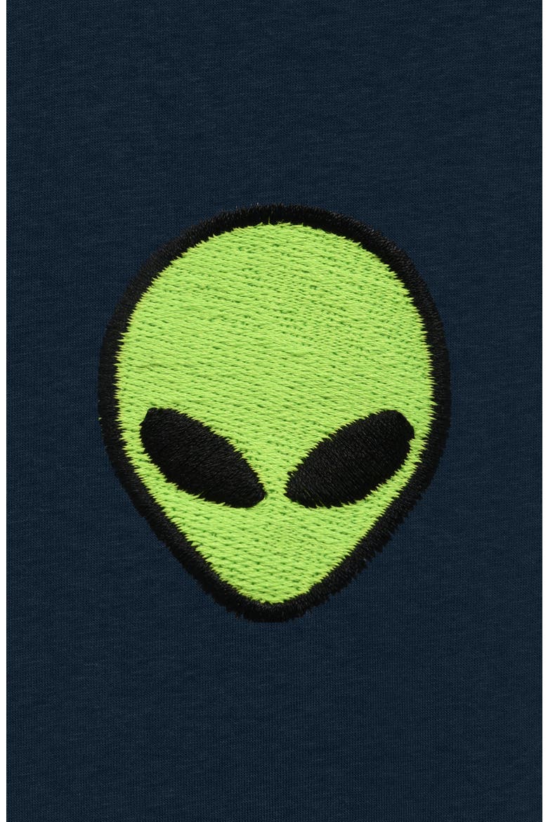Mens Alien Heavyweight Tee, Alternate, color, Navy