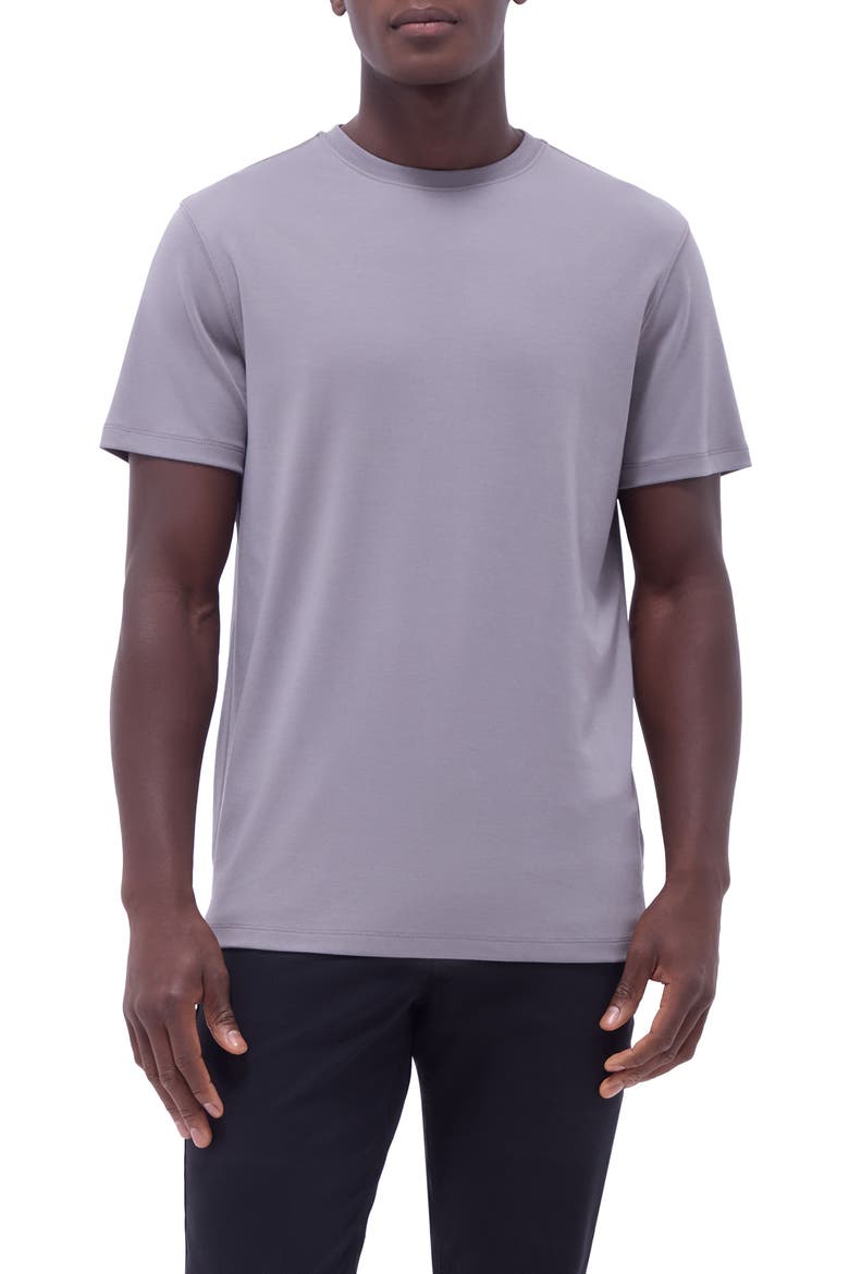 Hank Solid Pima Cotton T-Shirt, Main, color, ZINC
