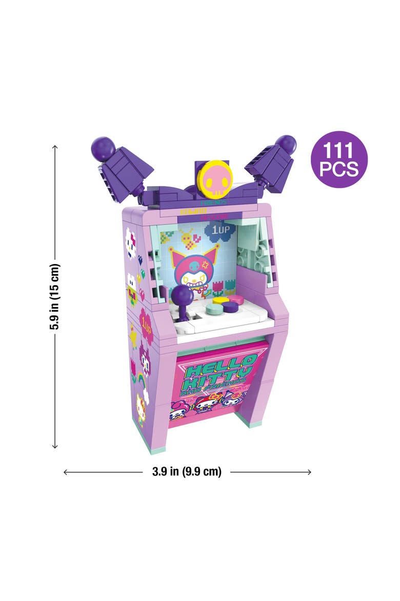 Hello Kitty Kuromi Arcade Building Set, Alternate, color, Purple