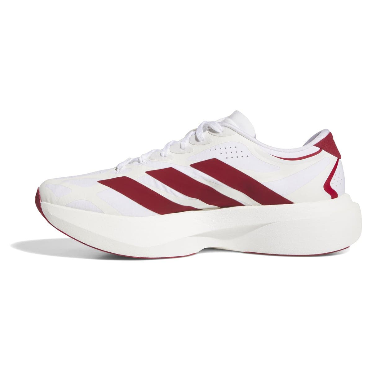 Unisex adidas  White Indiana Hoosiers Adizero EVO SL EXO Sneakers, Alternate, color, White