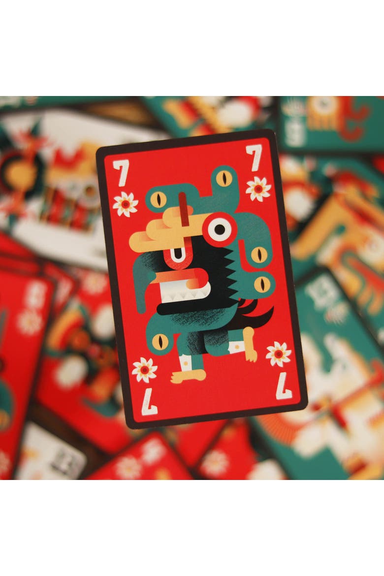Prophecy Strategic Trick Taking Card Game,Mayan Themed Betting Game Ages 10+, Alternate, color, Multicolored