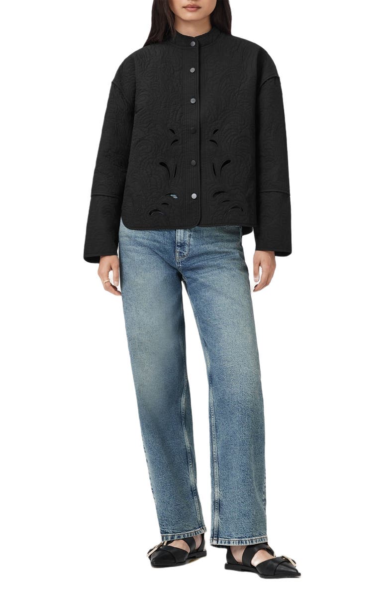 AllSaints Clary Quilted Shacket, Alternate, color,