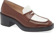 Stuart Weitzman Kaia 40 Block Heel Loafer