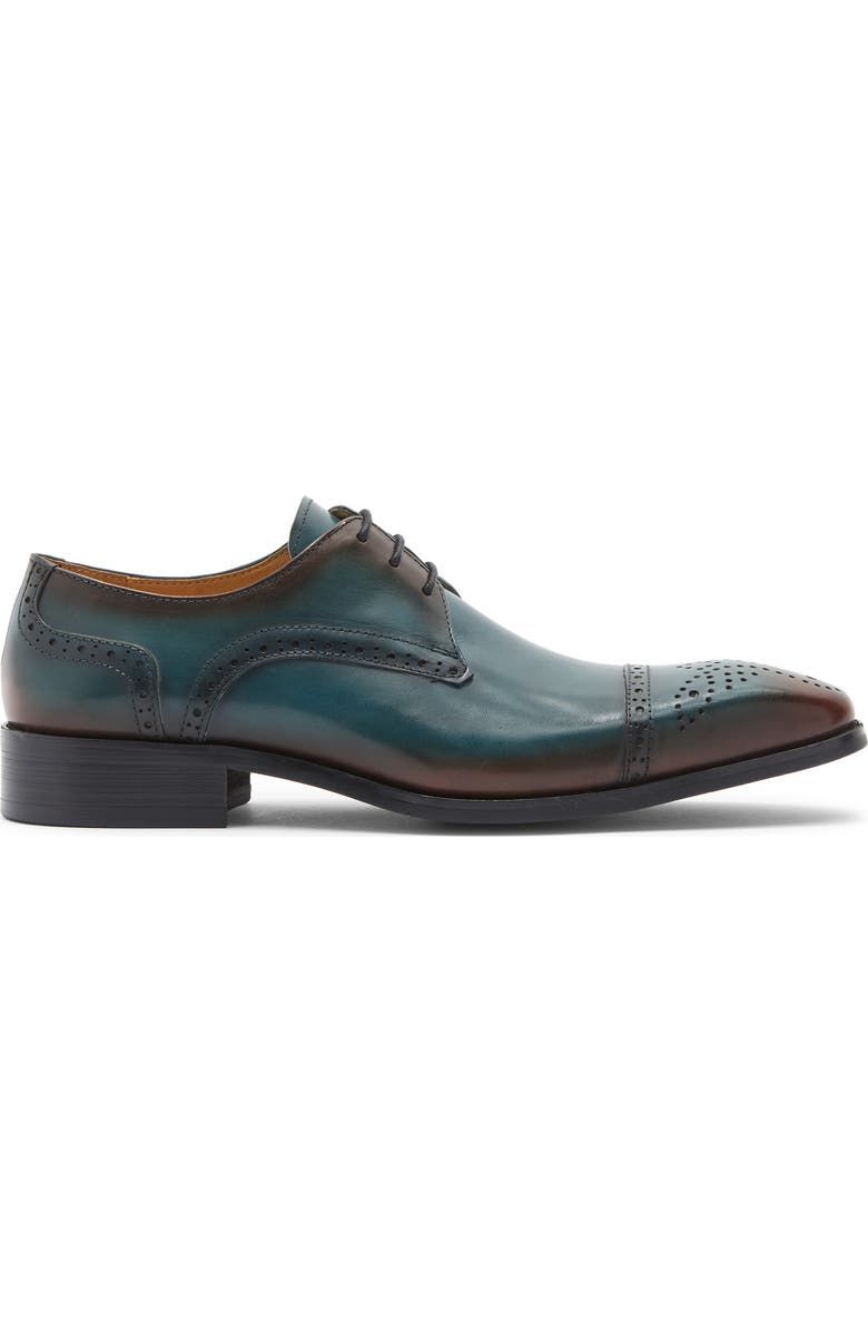 Maison Forte Iberia Ombré Cap Toe Derby, Alternate, color, Teal