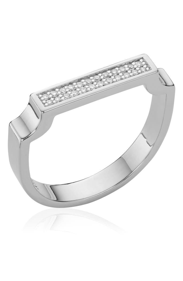 Monica Vinader Diamond Signature Ring, Main, color, 