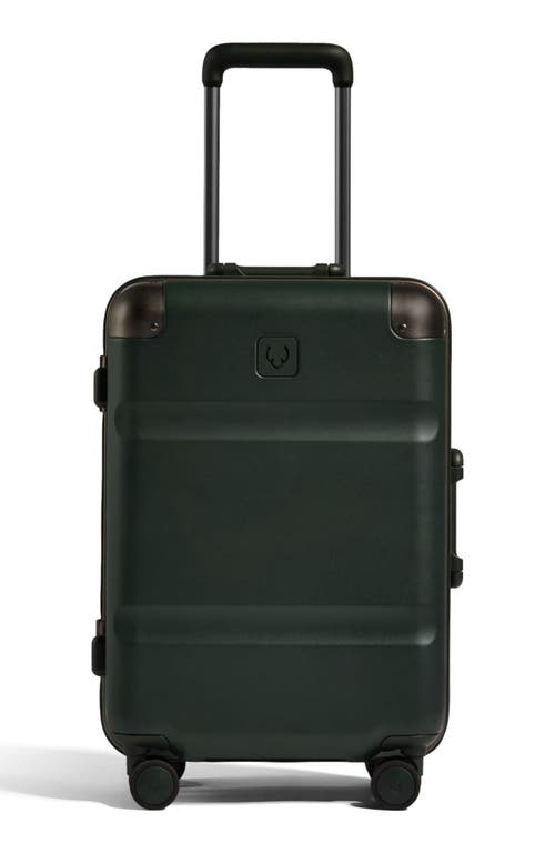 ANTLER Heritage Stripe Cabin Suitcase in Dark Forest Green at Nordstrom