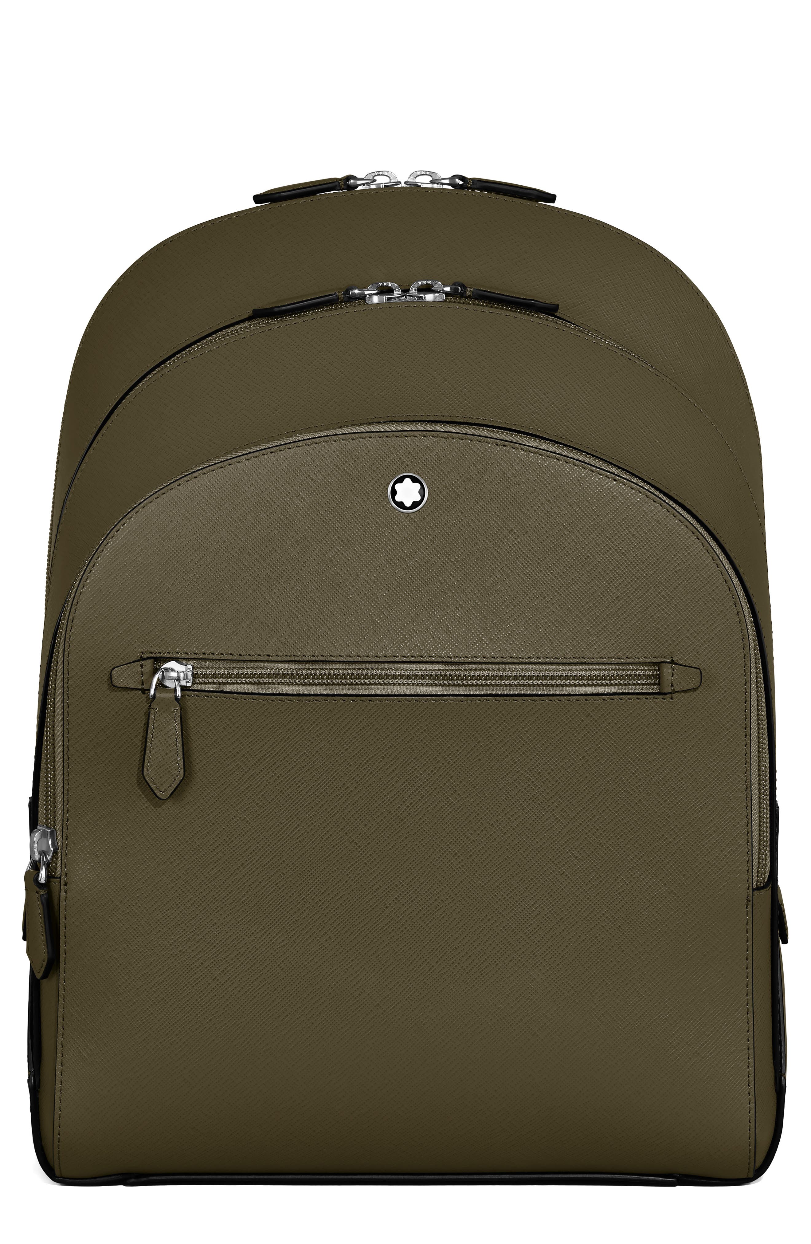 Montblanc Sartorial Leather Backpack, Main, color, 